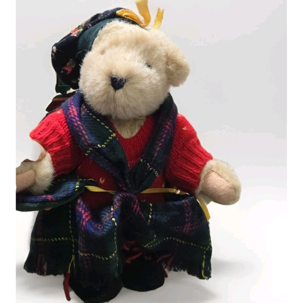 Muffy VanderBear A Highland Fling Retired 1995 Complet Scottish Bear Kilt Tartan